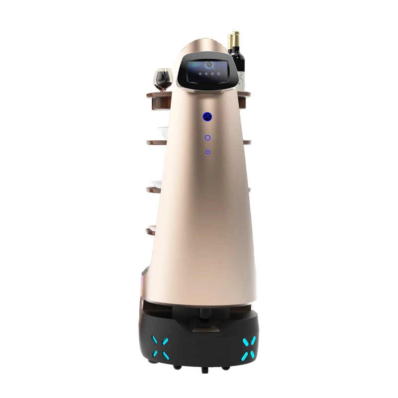 Delivery Robot Company Autonom Charging Restaurant Food Serving Delivery Robots Car For Food Delivery