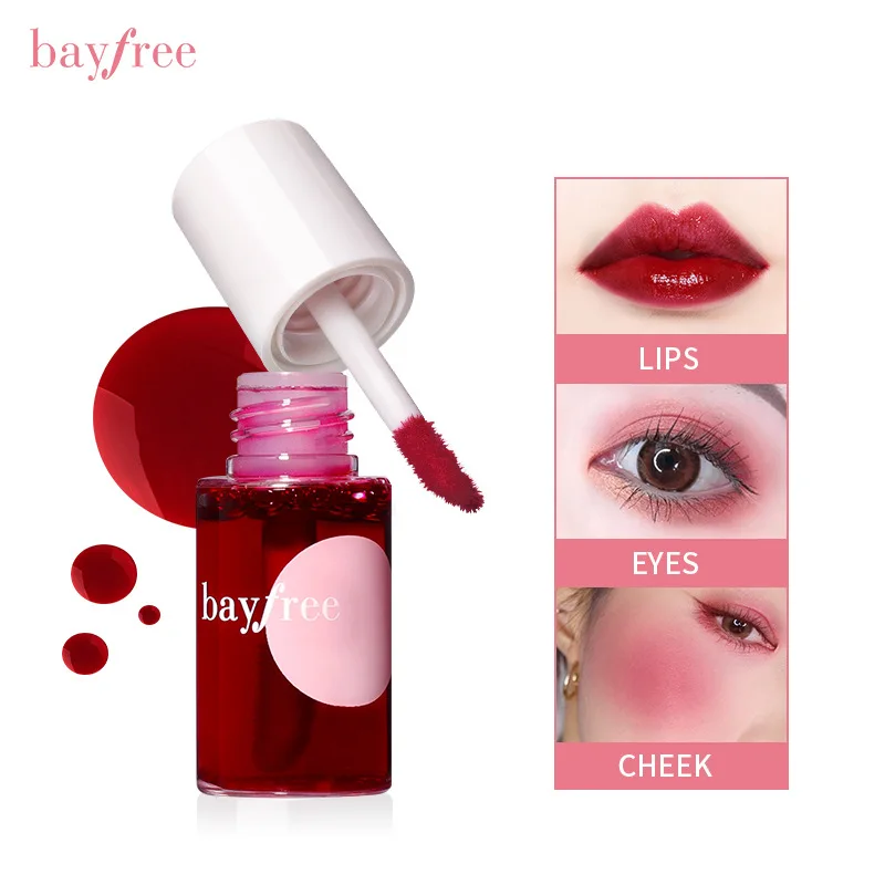Bayfree Lip Plump Plumper Plumping Gloss Pink Water Based Non-Sticky Smooth Cheek Tint Lip Tint Korea