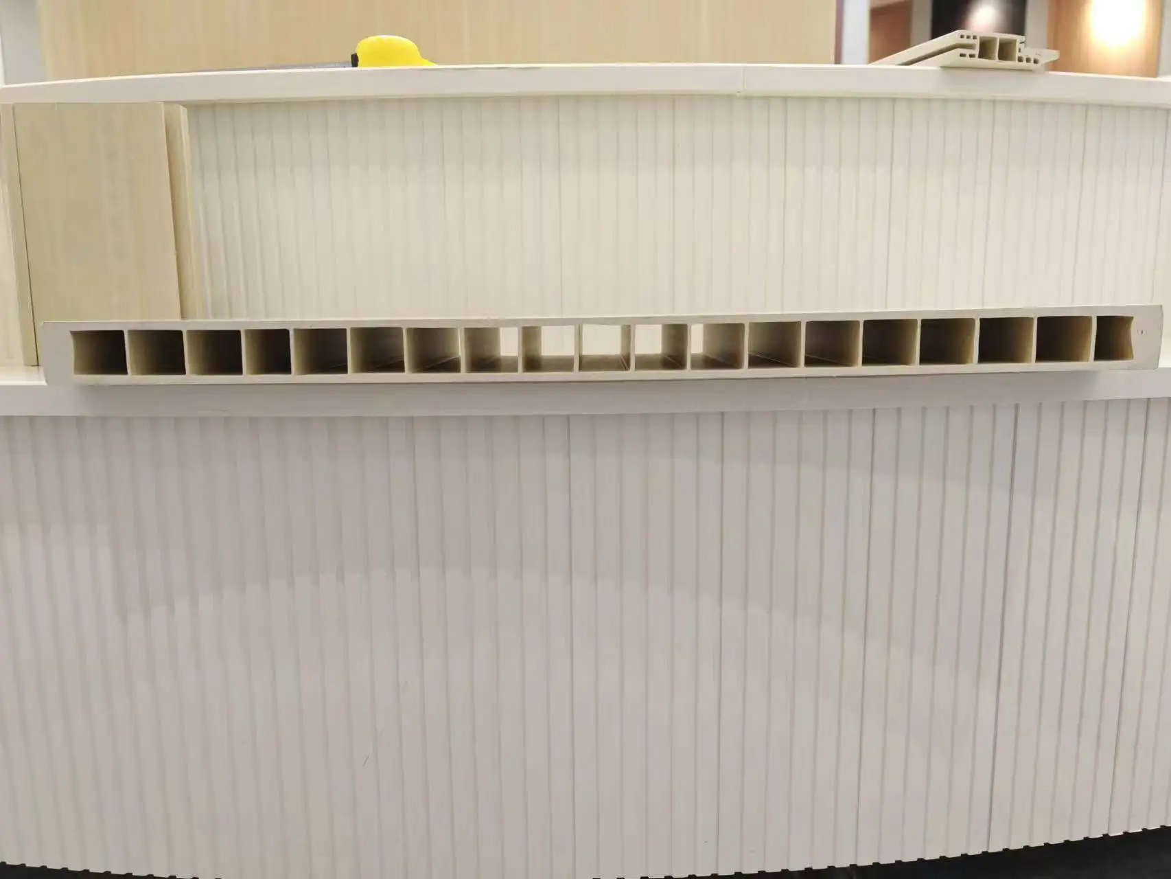 Middle East Hot Sale Waterproof Unfinished 45mm Thickness WPC Door Material WPC Door Panel