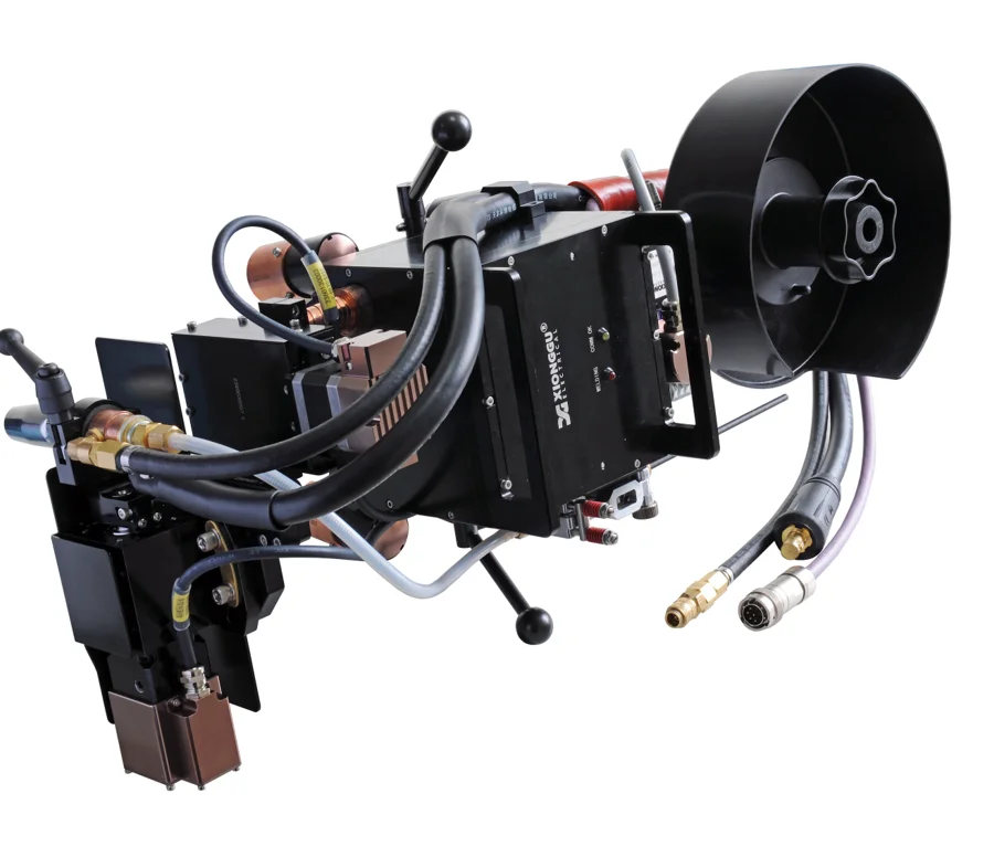 Fully automatic handheld oil pipe pipeline orbital welding