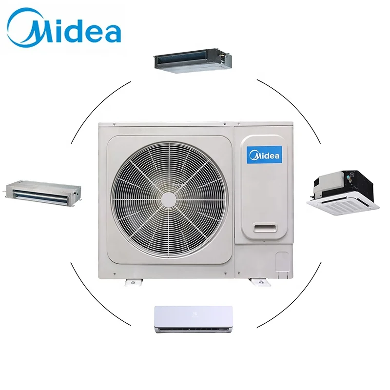 Midea climatiseur central clima smart 18kw mini light commercial dc inverter vrv vrf system multi zone split air conditioner
