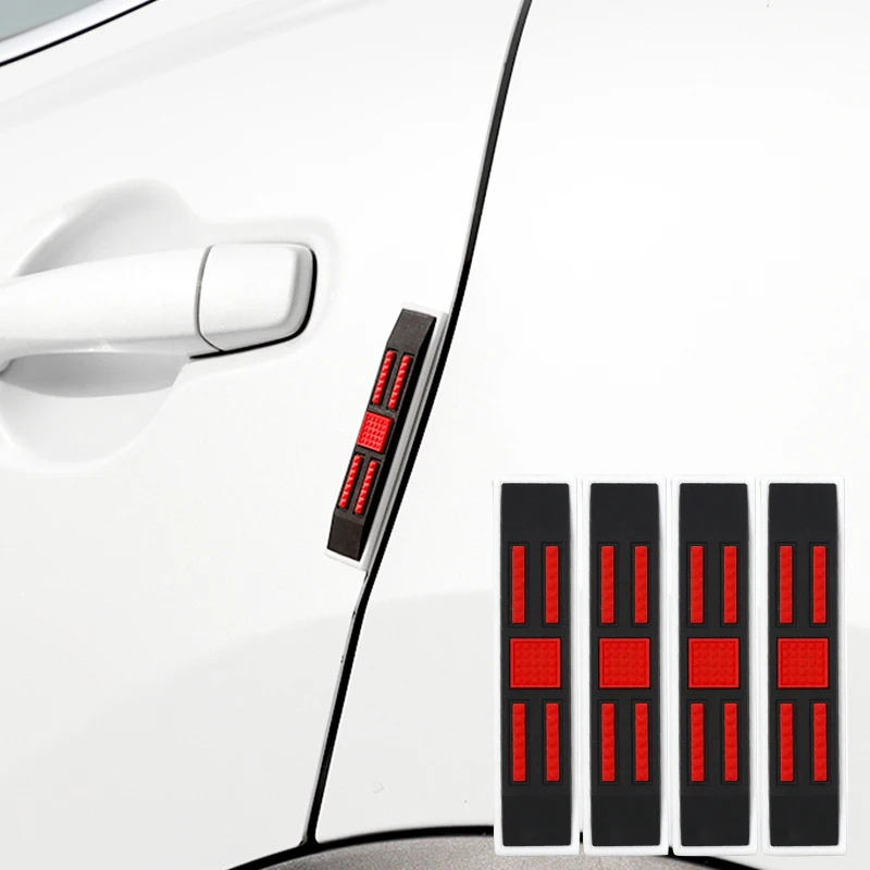 Factory Custom Logo 4PCS Car Fashionable Decorative Strip Car Side Door Edge Guards Auto Door Protector