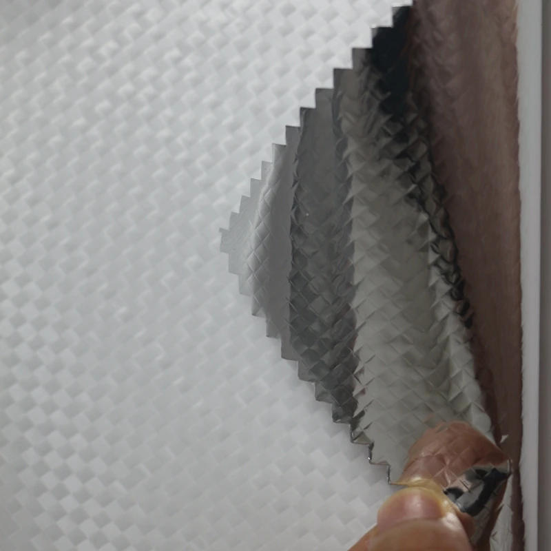 Double Sided Aluminum Foil Woven Insulation Material, Roof Attic Rooms Thermal Insulation