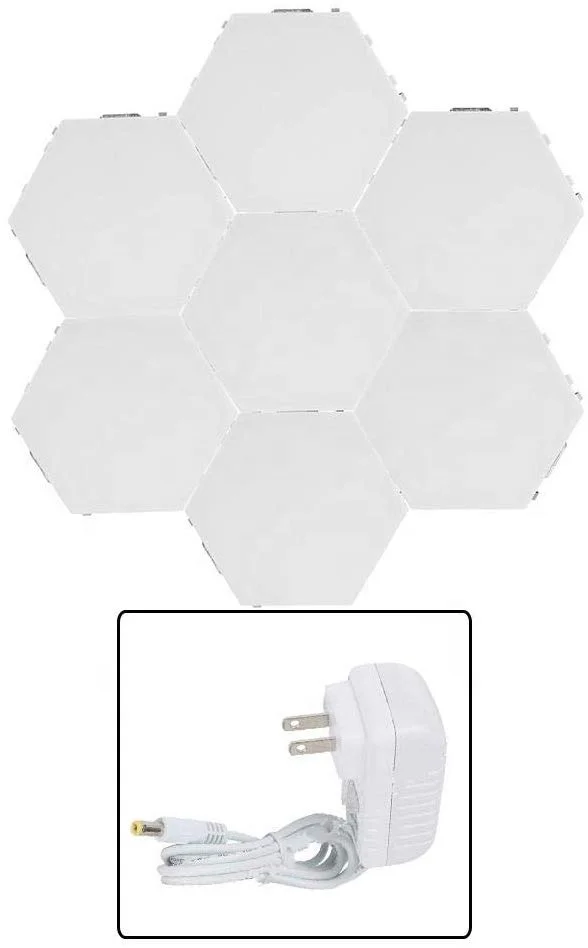 Квантовые лампы «сделай сам», шестигранная настенная лампа, креативная Геометрическая сборка, светодиодный ночник, умное приглушаемое Сенсорное чувствительное освещение