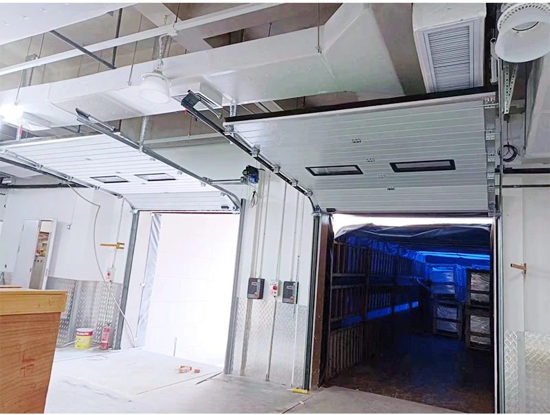 China Industrial Overhead Sectional Vertical Lift Overhead Upgrading Doors Industrial Lifting Door