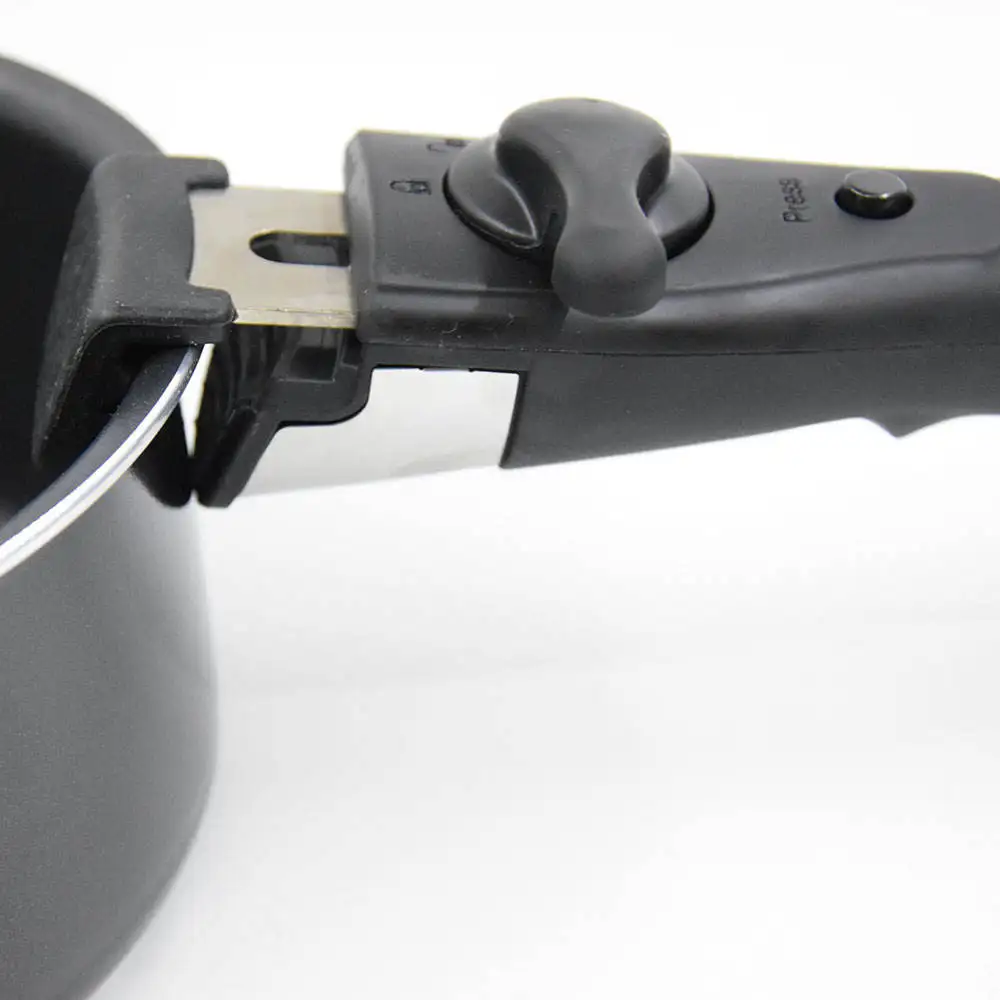 Hot Sale Pot Pan Removable Bakelite Handle Replacement Accessories Silicone Coating Black