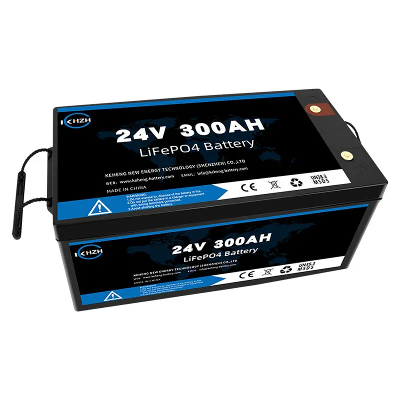 Keheng 24V 50Ah 100Ah 150Ah 200Ah Baterias De Litio Akku Recargables Solar Home Lfp Batterie Golf Cart Lifepo4 Lithium Battery