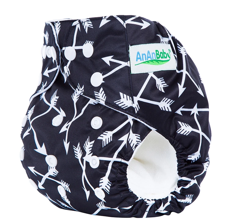 Absorbent Ecological Night One Size Cloth Nappy Wholesale Reusable Washable Cloth Diaper