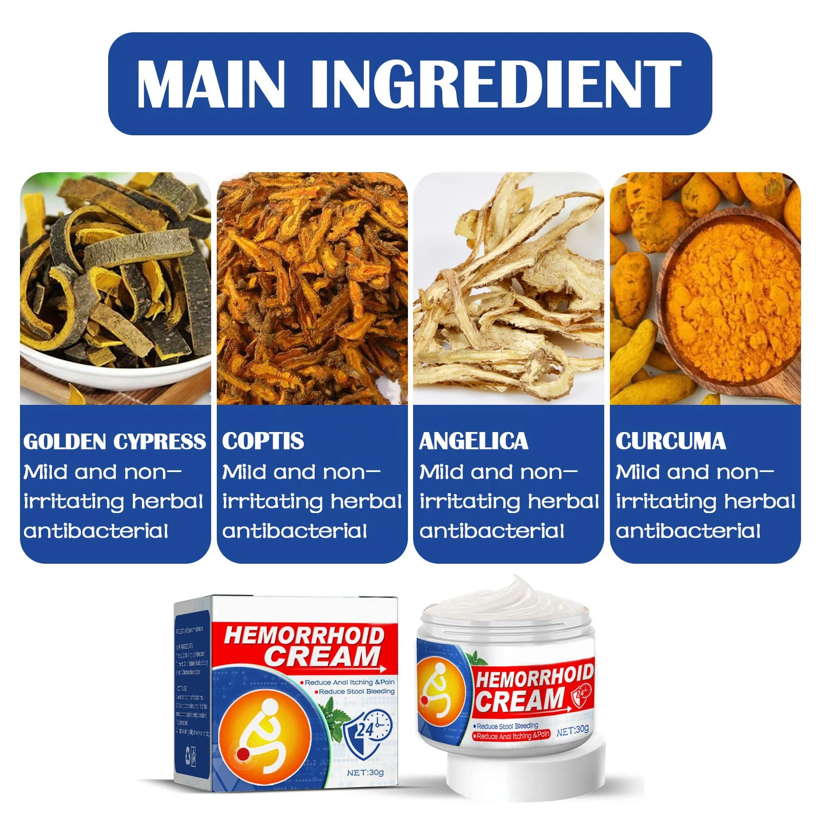 wholesale products hemorrhoids ointment internal external anal fissure piles chinese medicine hemorrhoids cream