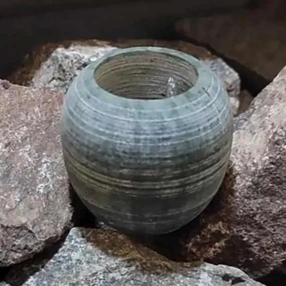 Dry Sauna Rooms Accessories Granite Stone Sauna Cup for Aromatic Oil