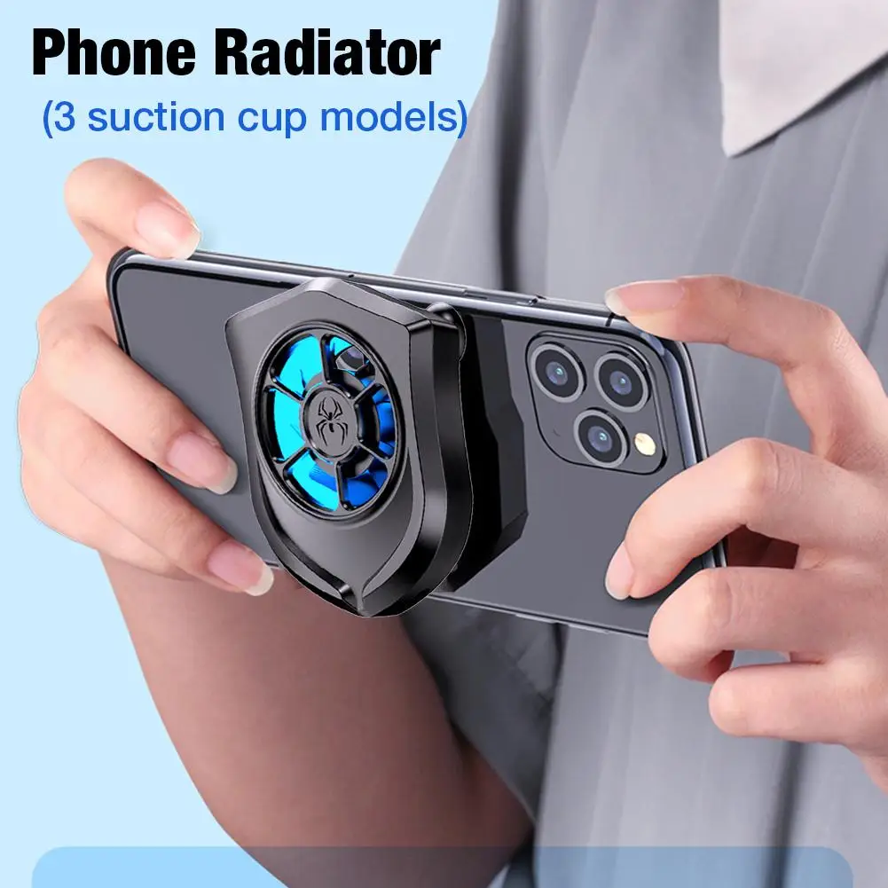 Universal Mobile Phone Radiator USB Powered Phone Cooling Fan Mute Radiator Rechargeable Smartphone Tablets Cooler Controller
