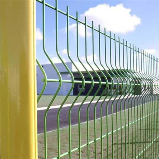 hot selling Durable Steel Iron Frame Heat Treated PVC and Metal for Farms Sports Gardens with 3D fence wire mesh