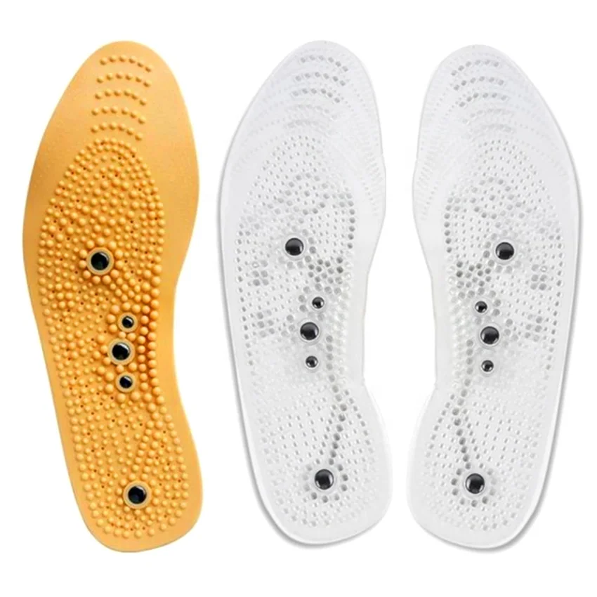 Acupuncture Insoles for Sliming Massaging Magnetic Insole Massage Foot Magnet Therapy Reflexology Pain Relief Shoe Insole