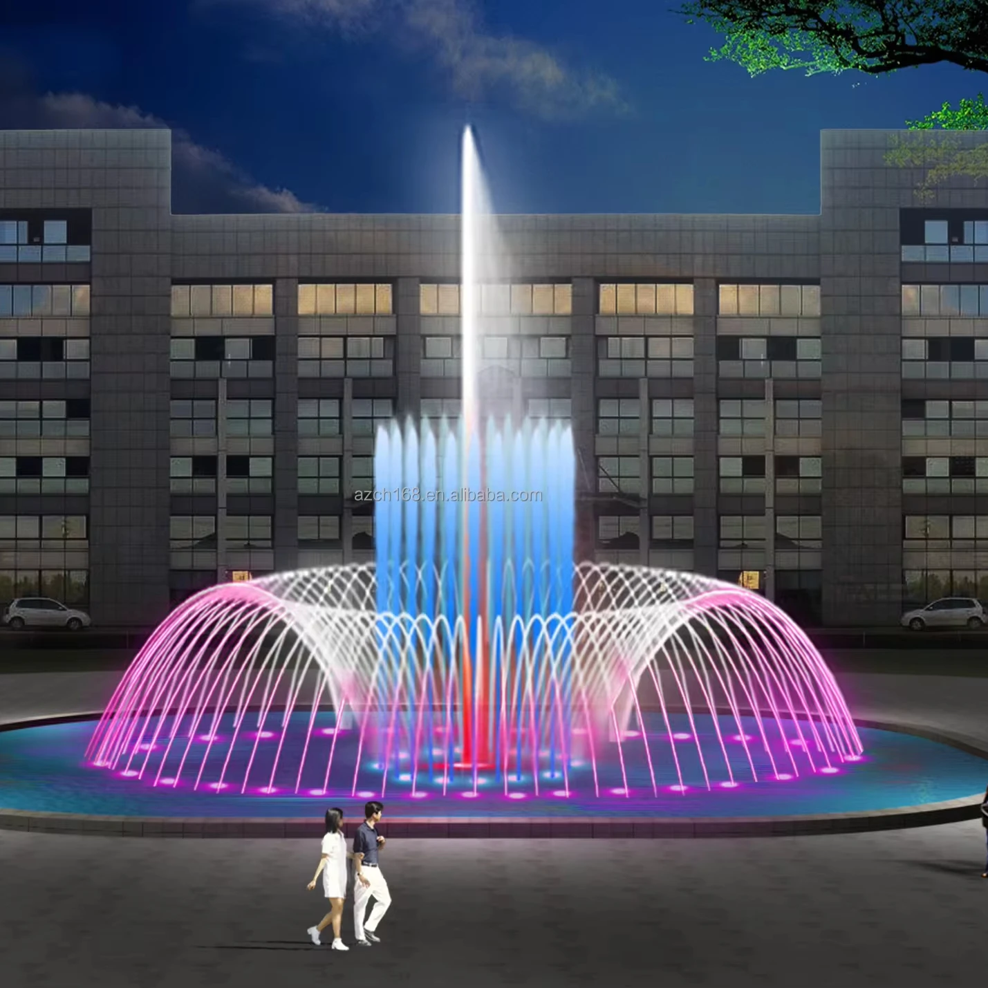 Durable High Quality Customized Music Dancing Water Fountain Outdoor Decorative Fountain
