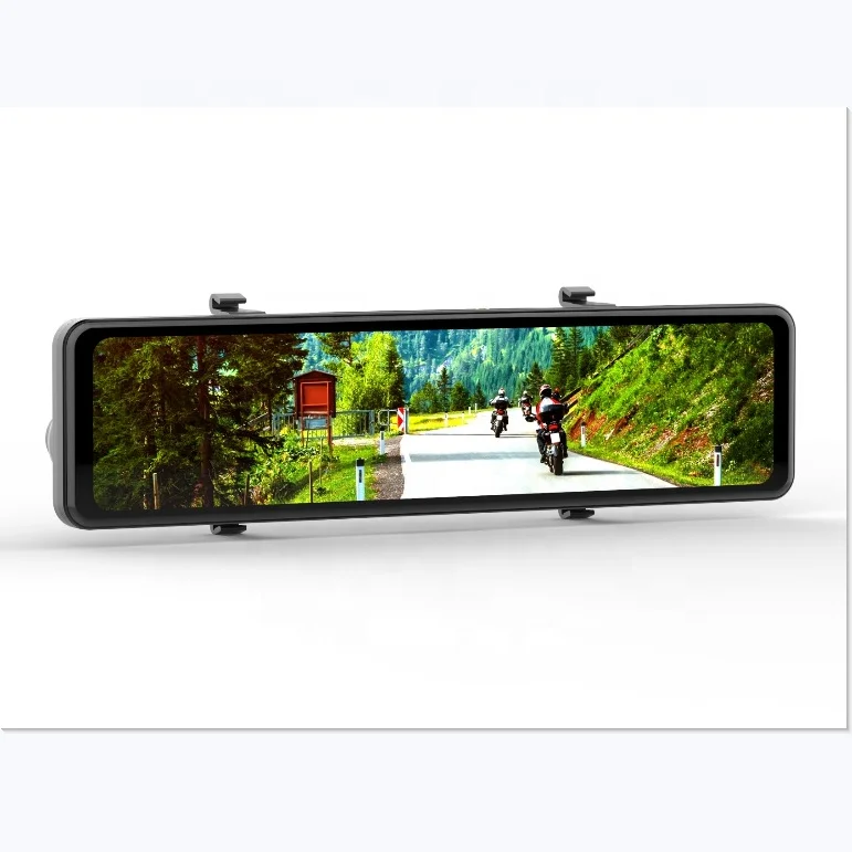 10.88 inch Front 2K Rear camera 1080P Dual lens car camera 1440P road database video recorder car blackbox mirror dash cam