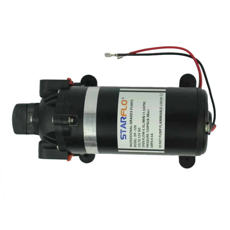 STARFLO 12V 120psi high pressure mini portable waterjet electric water pump self priming high pressure water pump