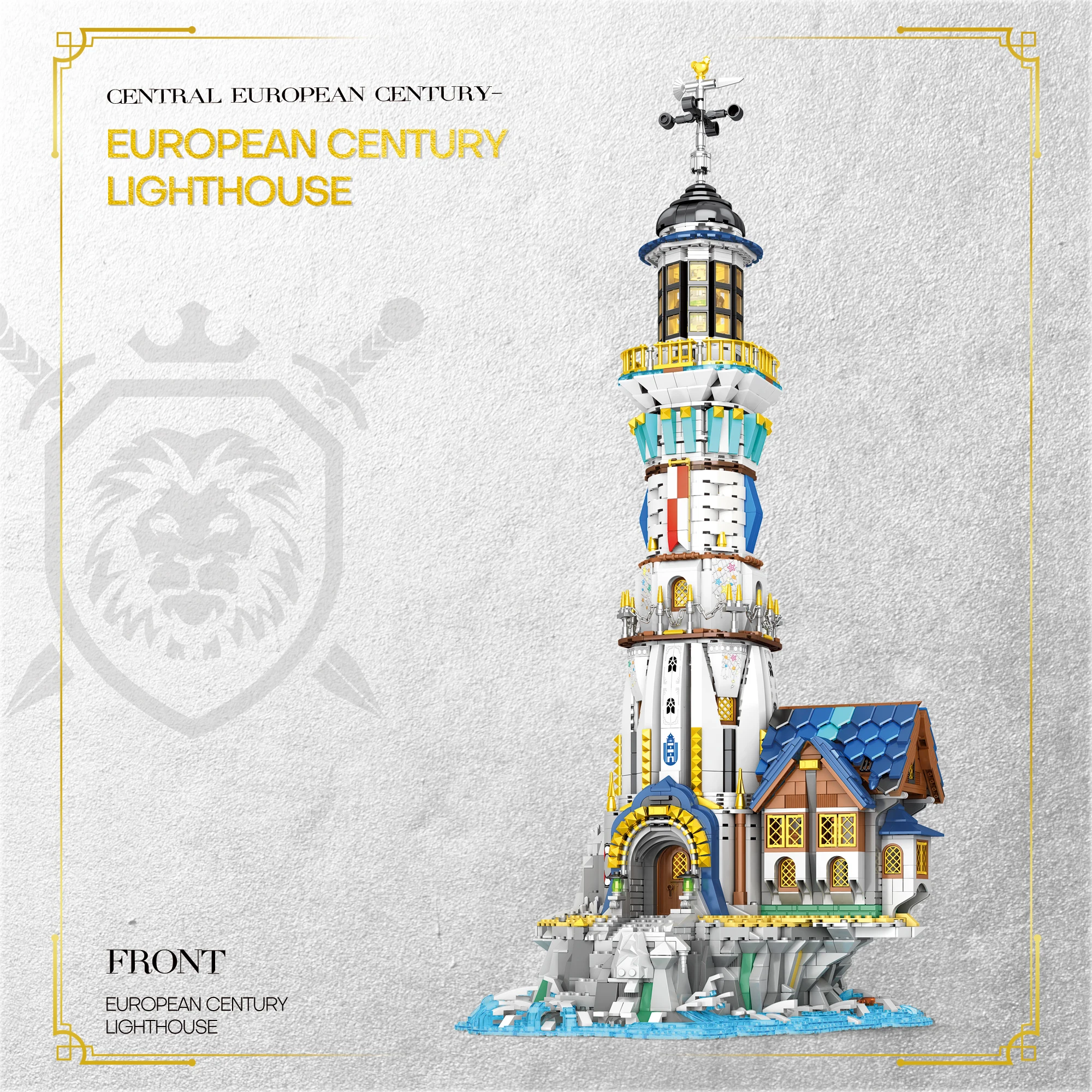 Reobrix 66028 Light House Street View Toy Build blocks model building block Sets Brick Christmas Gift For Kids