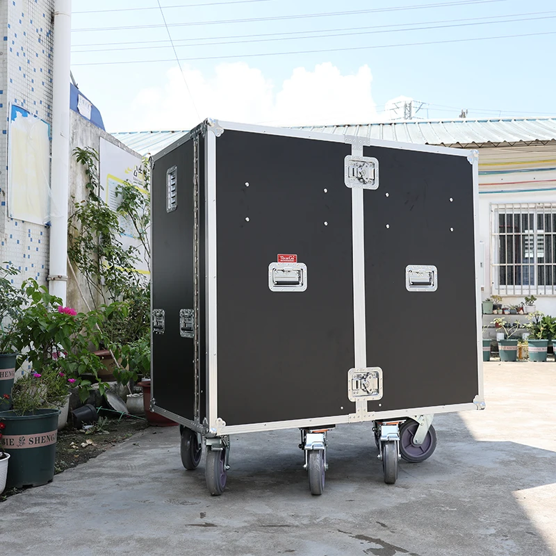 Small horse box locker equestrian double saddle tack locker flight case