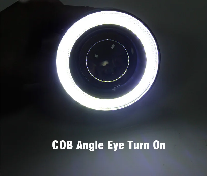 GM spotlights dual-light COB angel eye fog lights modified LED lens fisheye daytime running lights