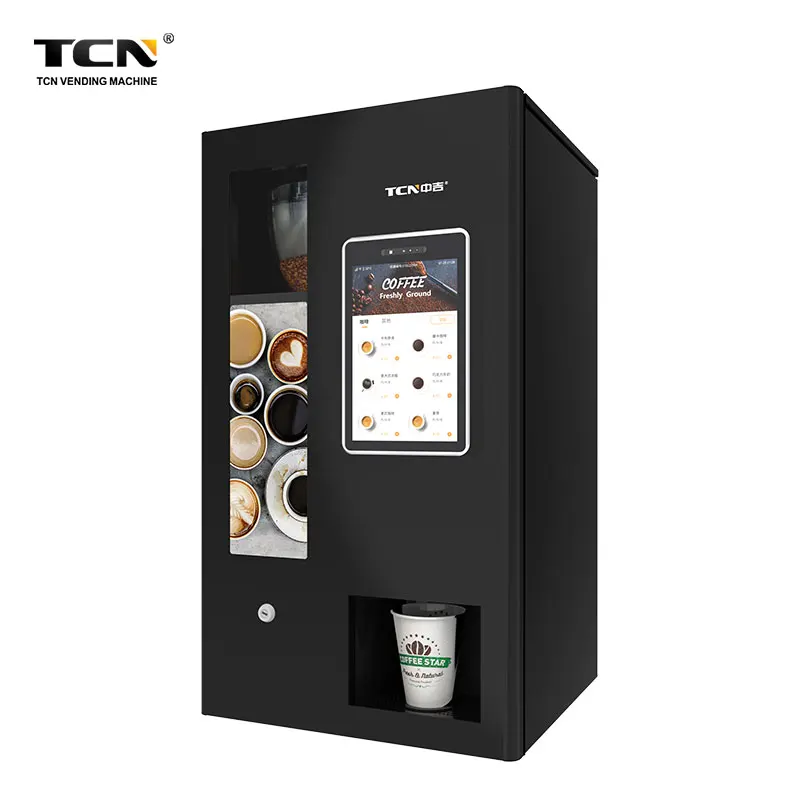 TCN Full Automatic Coffee Vending Machine Table Top Coffee Machine For Business