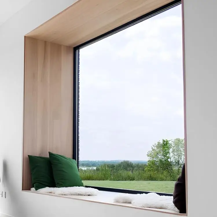 Factory Direct Selling Big Fixed Picture Window Customized aluminium windows extra large picture window