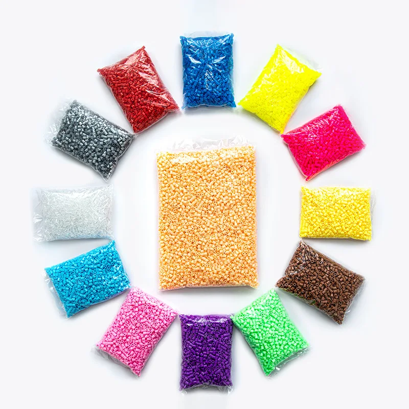 Custom Perler Beads 5mm Bulk Plastic 72 Colors Diy Puzzle Game Perler Fused Beads