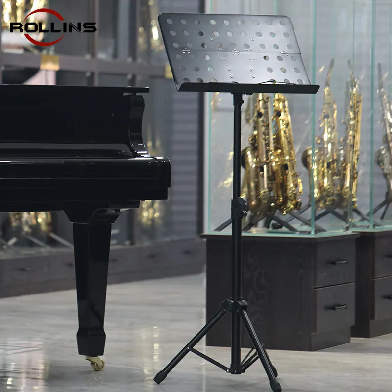 Music Stand Factory Price High Quality Height-Adjustable Sheet Music Stand