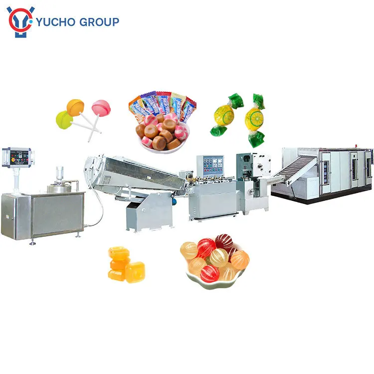 China Big Factory Good Price Small Rock Sugar Hard Candy Making Machine