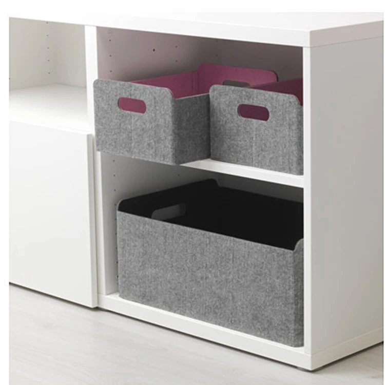 Storage Baskets Shelf Bins Organizer Felt Box For For Kids Toys Magazine Books Clothes