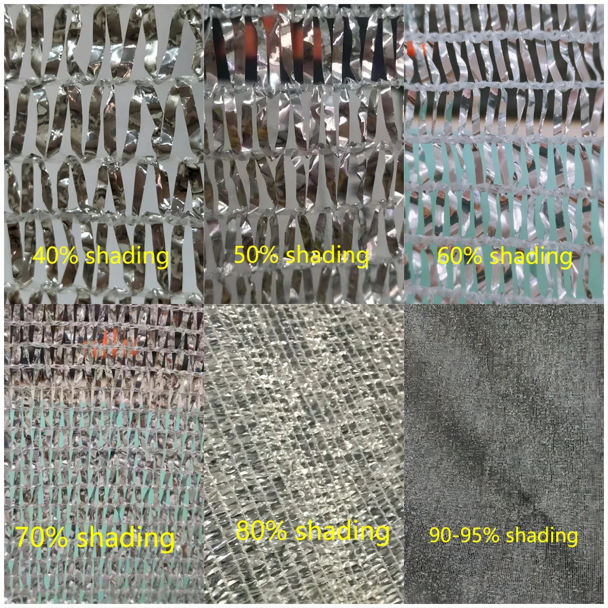 custom shade cloth 80% -90% aluminum shade net