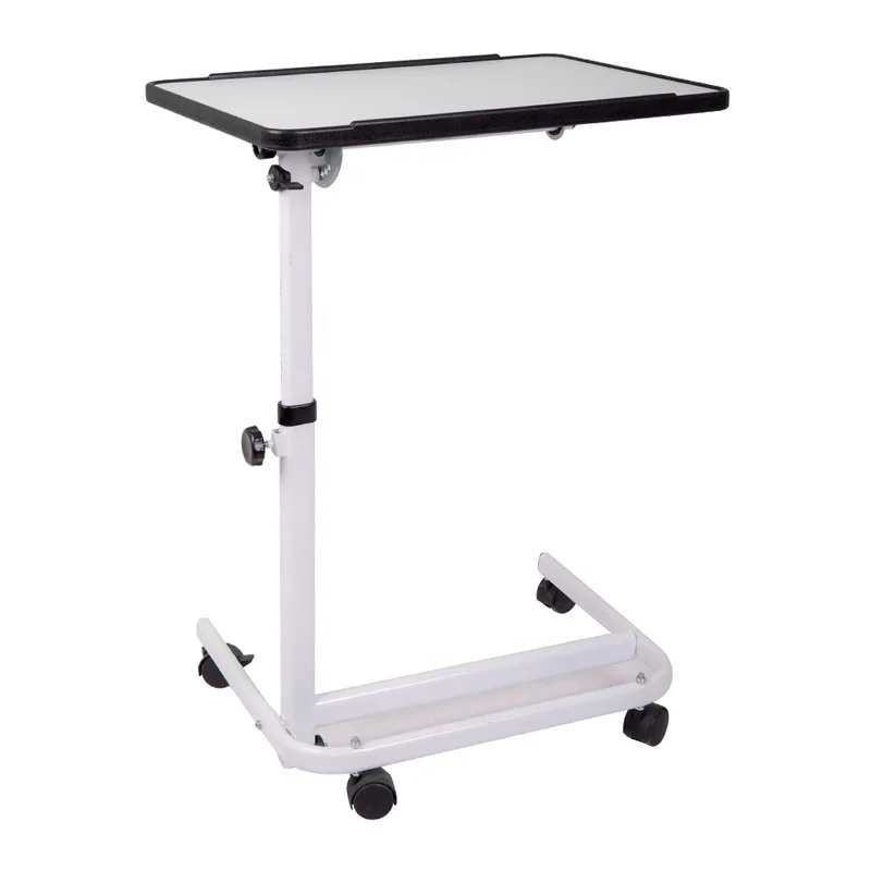 Movable Hospital Dinner Table Over Bed Table Dining Table For Hospital