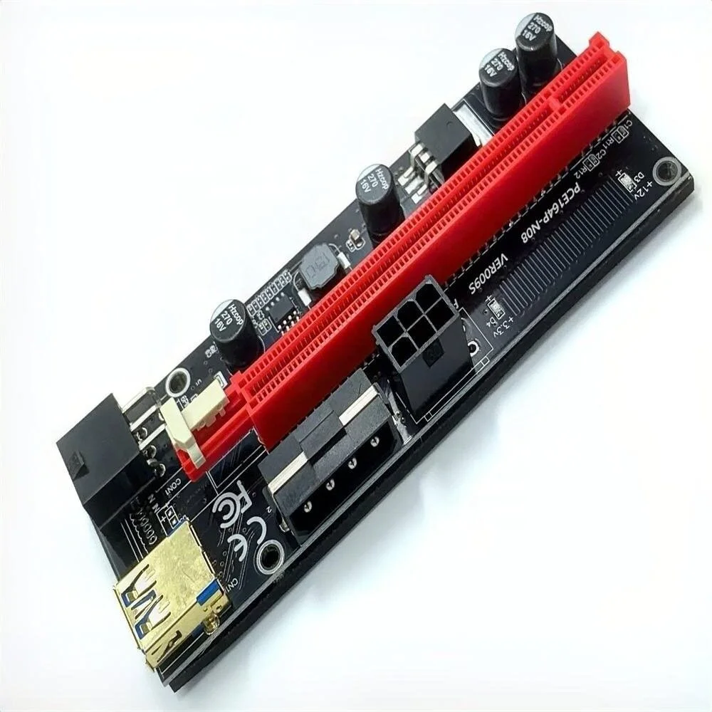 Заводской 2021 VER 009S PCI-E 1X to 16X LER 009 расширитель карты PCI Express адаптер USB 3 0 кабель питания pcie riser 009s