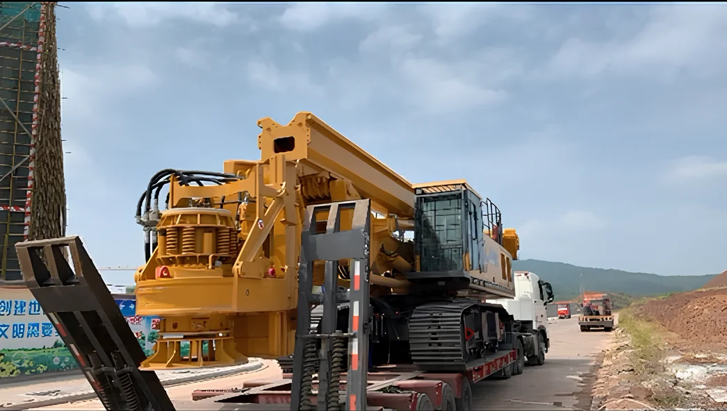 Xr280d 280kn Torque 80m Reach Hydraulic Rotary Drilling Rig China Powerful Performance 80m Earth Drill Machine Excavator Farm