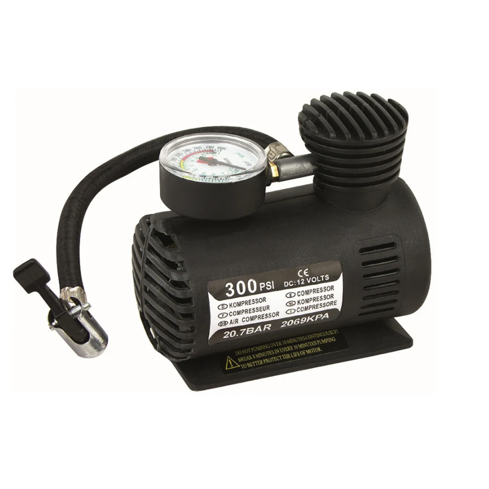 Cheap Heavy duty portable 12v car air compressor for tires