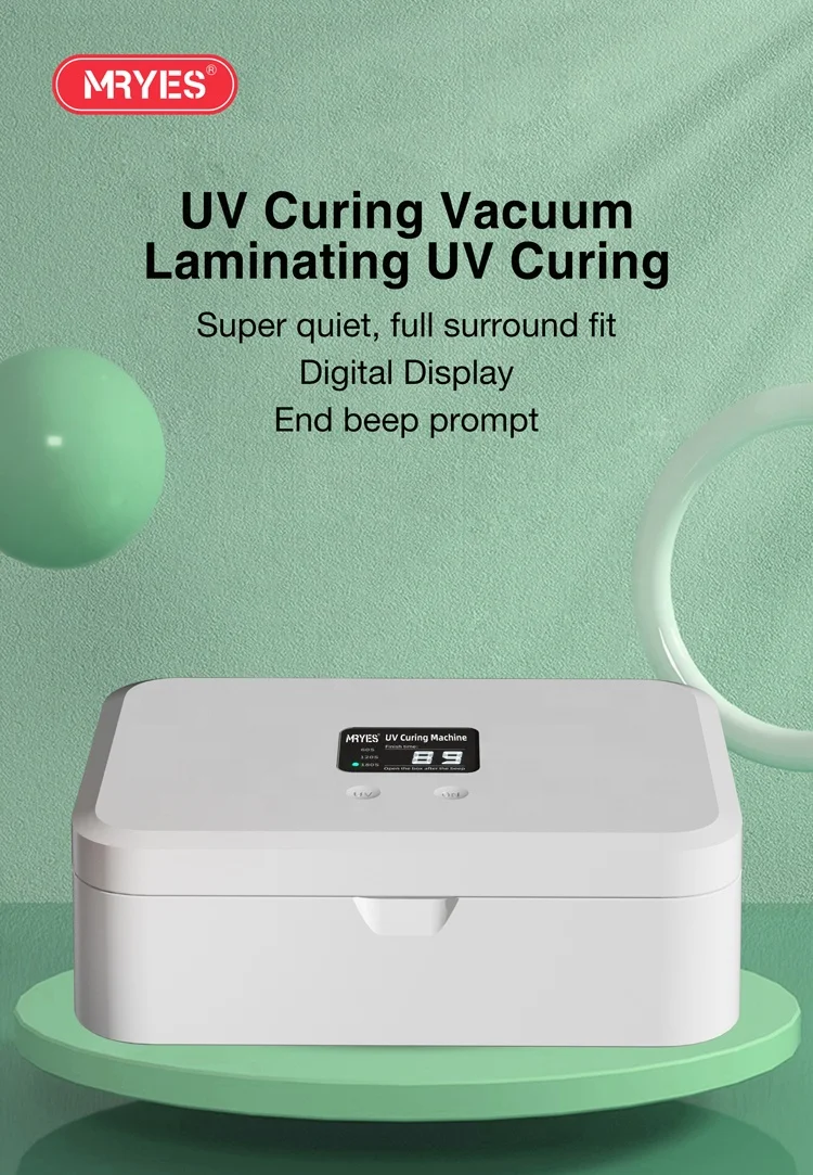 MRYES Mini Portable LED UV Lamp Curing Machine Mobile Phone TPU Hydrogel Film UV Curing Machine