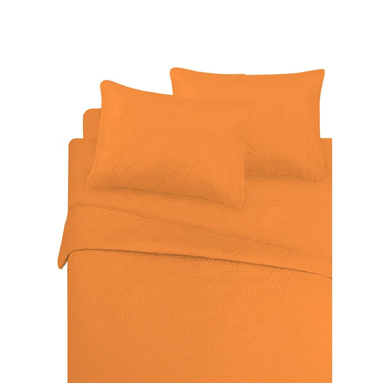 Good Quality Orange Color 100% Polyester Micro Dyed Soft Fabric for Apparel Skirts