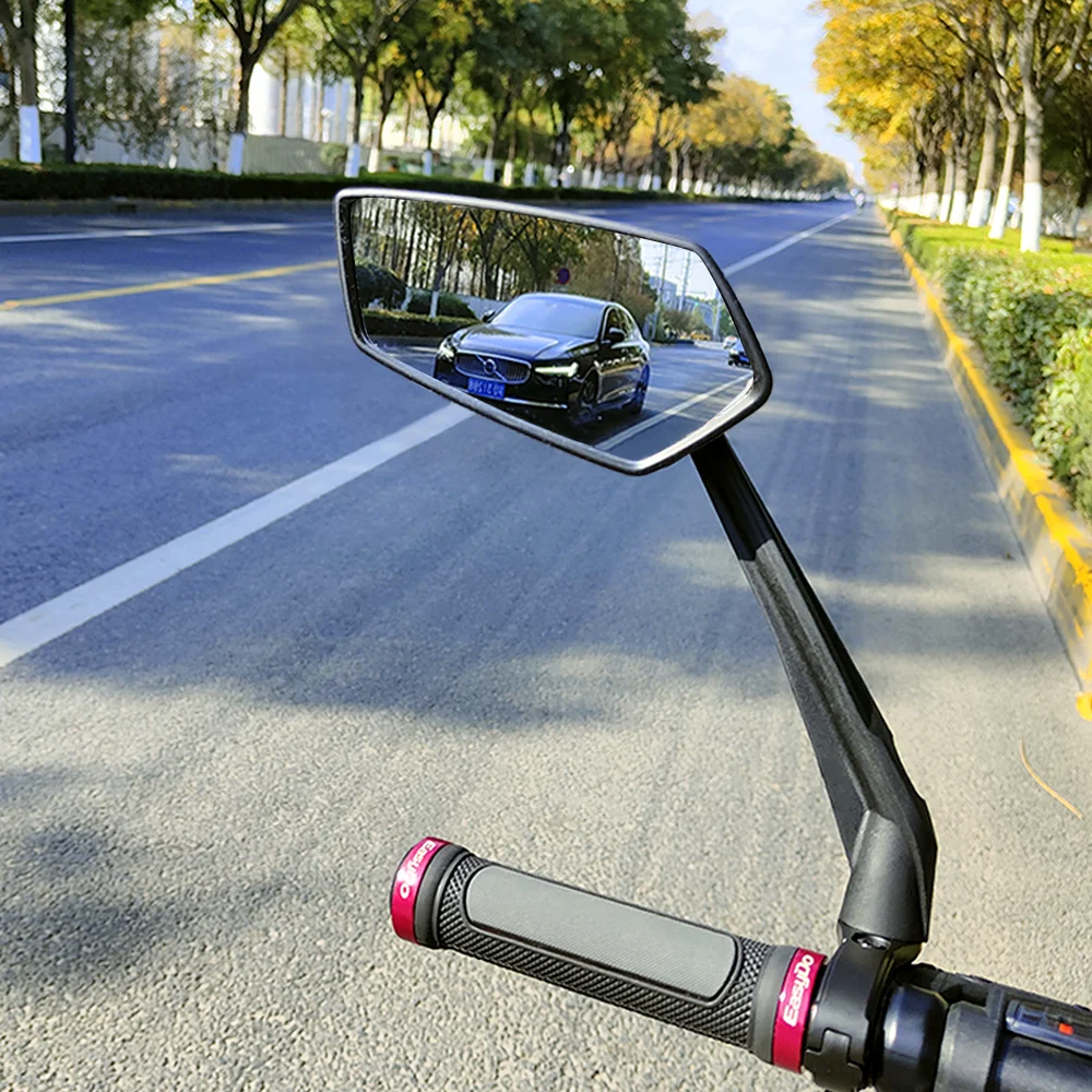 EasyDo MTB Велосипедное Зеркало заднего вида безопасное более широкое стекло регулируемое электроскутер зеркало