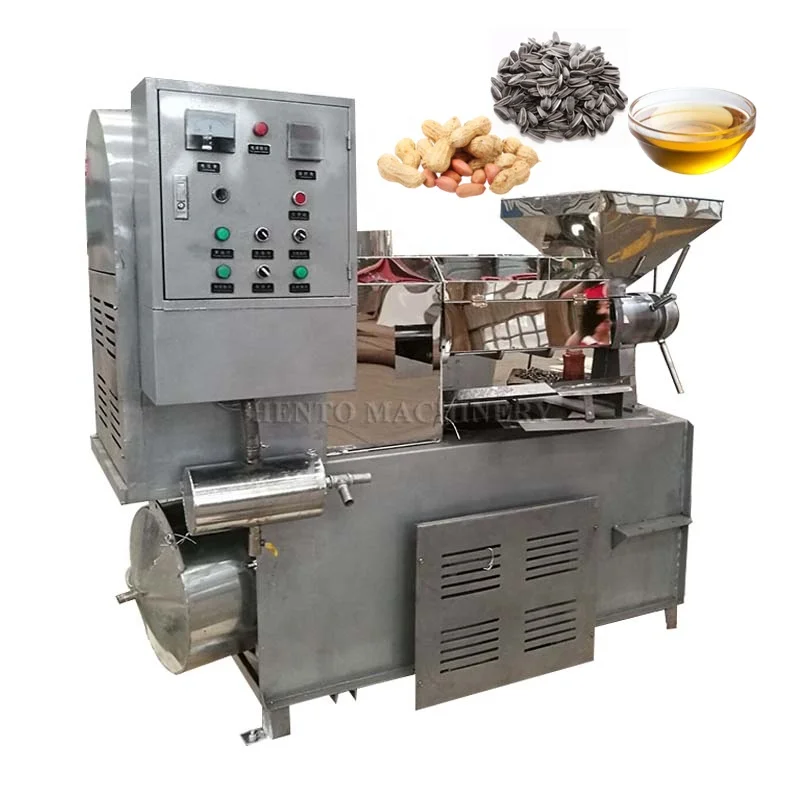 Energy Saving Pumpkin Seed Oil Extraction Machine / Stainless Steel Oil Press Machine / Sunflower Oil India Press