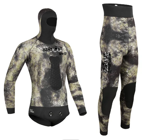 Стильные камуфляжные мужские и женские влажные костюмы для подводной охоты 8001 с логотипом на заказ, 1 мм, 5 мм, для продажи, неопреновые гидрокостюмы для кемпинга и дайвинга