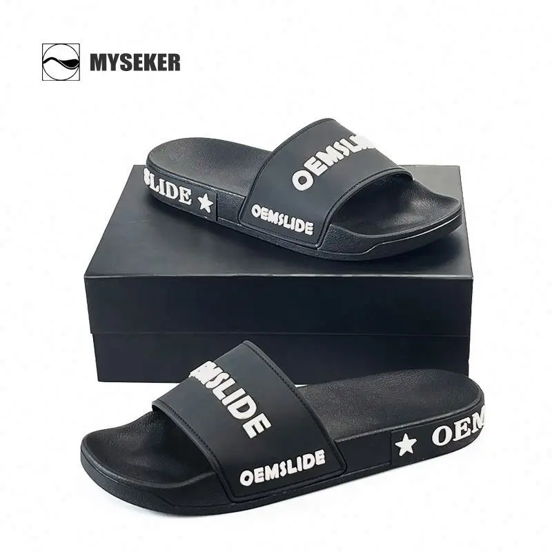 Famous Brands Designer Slides Famous Brands 3D Rubber Unisex Bedroom Slippers Slide Foam Runner Slipper Strap