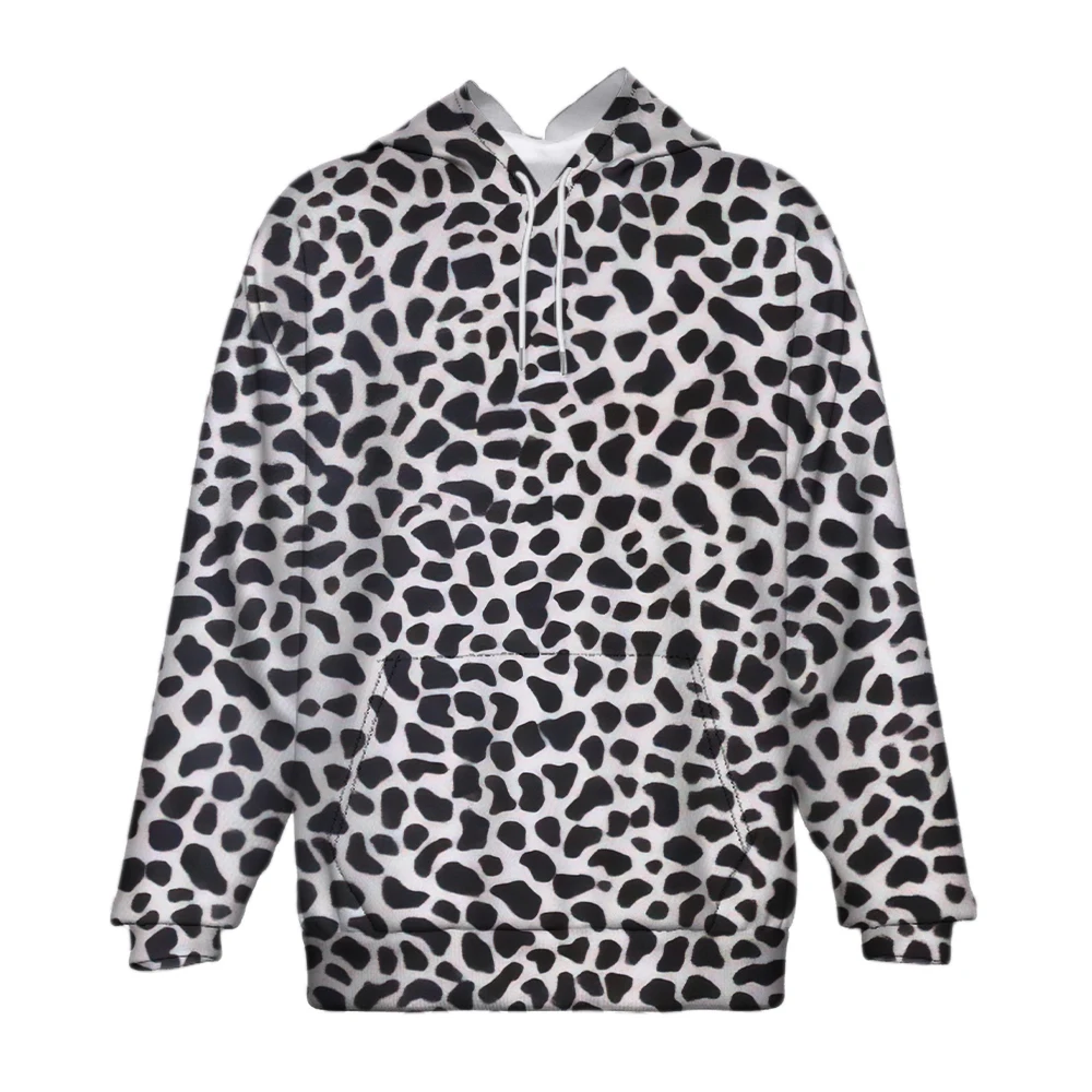 Cailian Drop shipping custom mens hoodies Unisex Leopard 3D Printed sublimation Hoodie Sweatshirt Pullover with Pocket