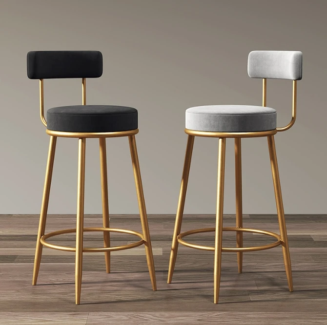 Leisure Comfortable Fashion bar Furniture Vintage Industrial Restaurant Dining bar Metal Chair