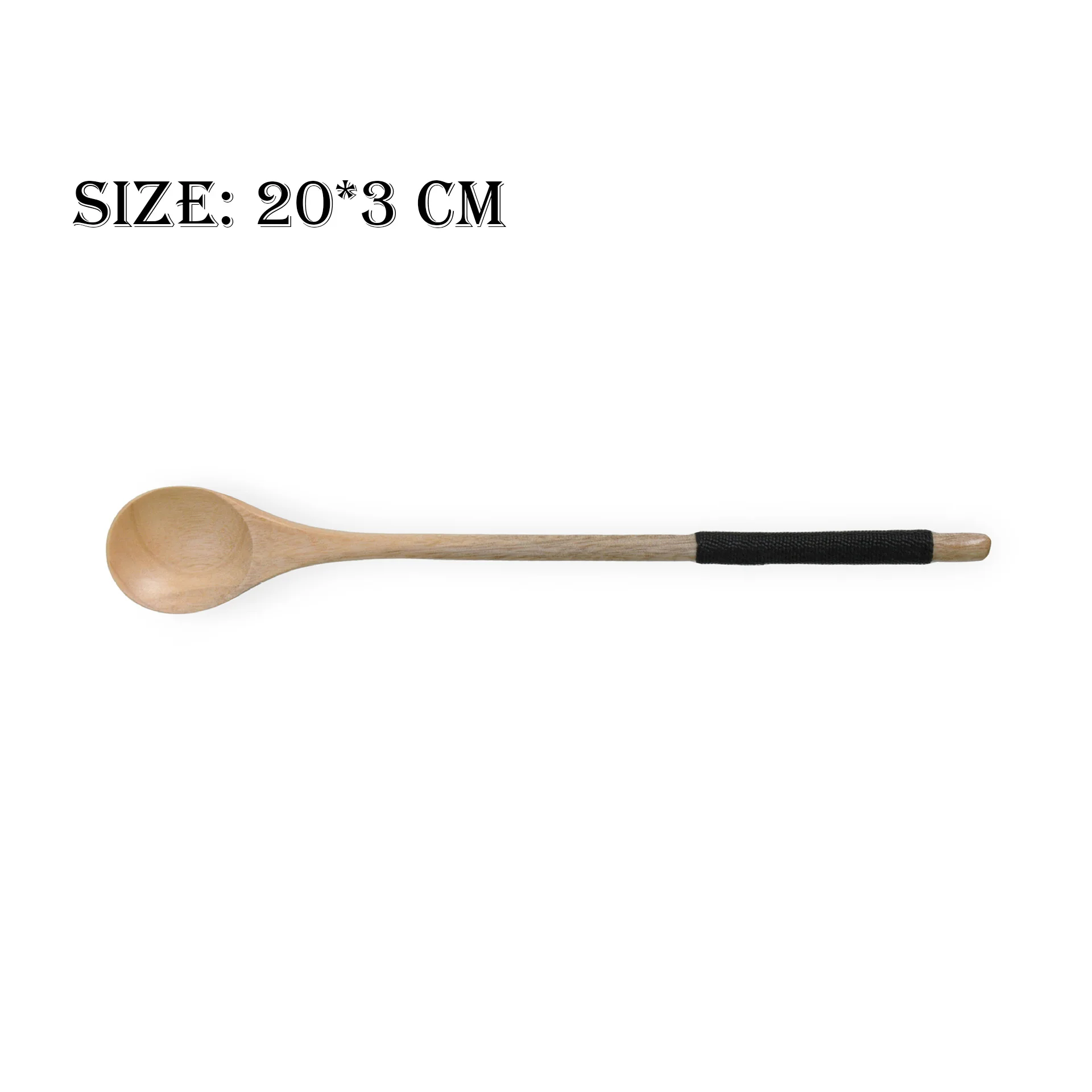 Amazon Hot Sale customized logo wooden coffee bar honey spoon Honey Dipper Sticks