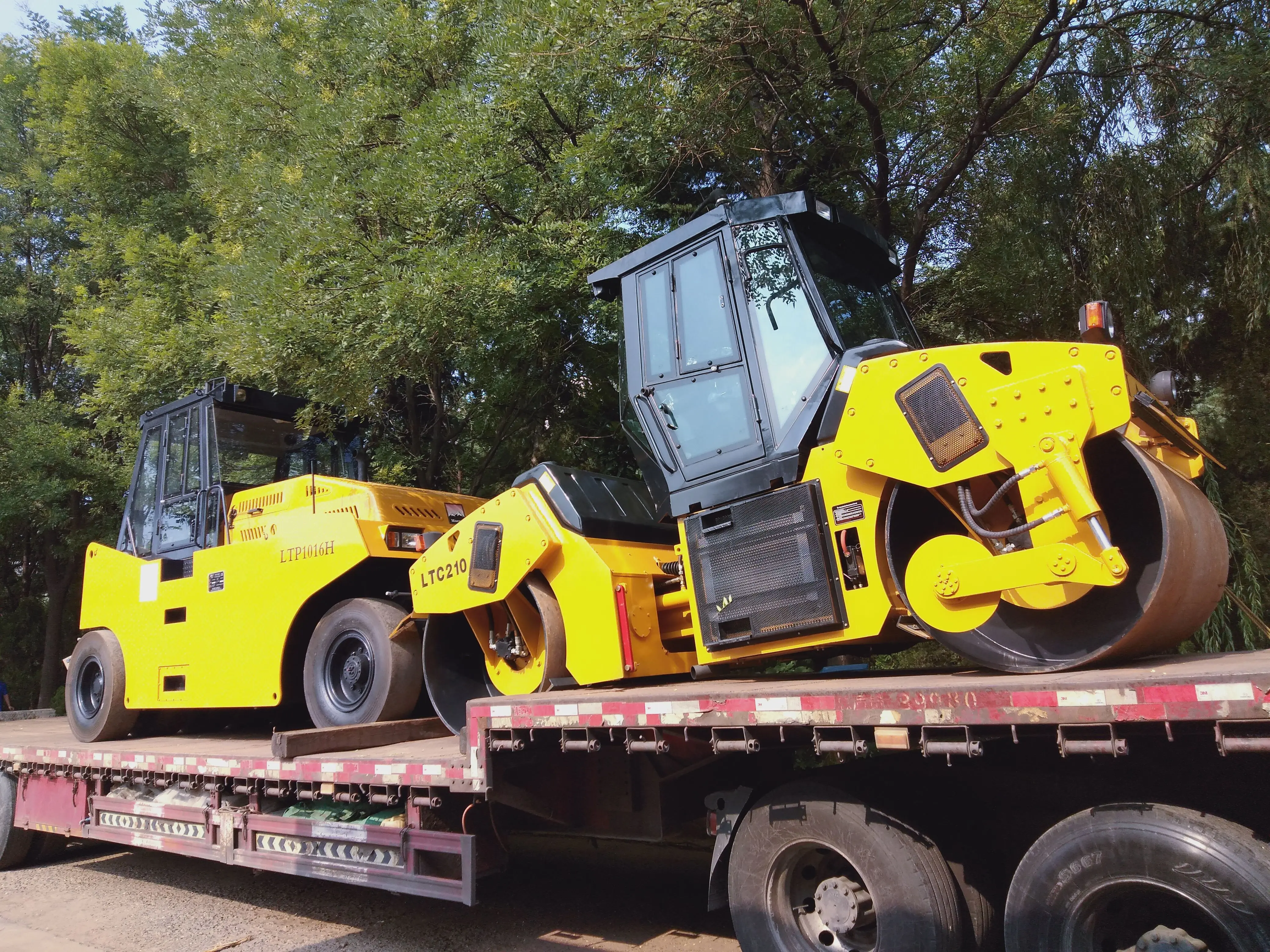 Lutong LTC210 10 тонн 75 кВт Дорожный Каток Гидравлический двойной барабан Вибрационный для дорожного строительства