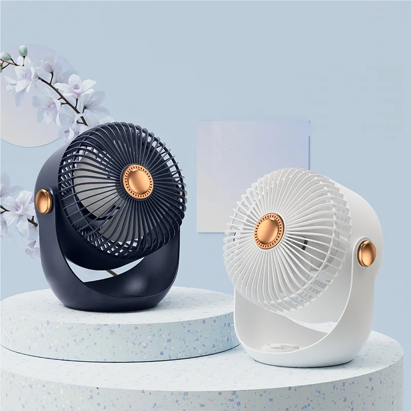 SBEI-F1-1 Silent Motor USB5W1A 3 Speed Air Circulation Fan 1500/1800/2050 rpm High Air Volume 360° Angle Adjustment Household