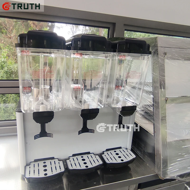 Modern Street Electric Food Buses Hot Dog Snack Dinning Vending Bus