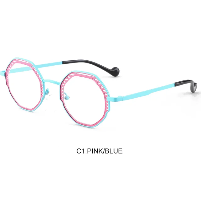 fashion 2023 colorful  new metal eye glass frame optical glass