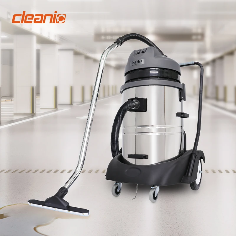 Outstanding suction power classic commercial heavy duty wet dry vacuum cleaner with 60 litre container for outdoor
