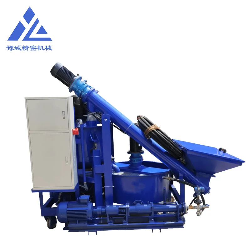 Portable high-speed high-shear cement bentonite slurry mixer grout mixing station with automatic control system