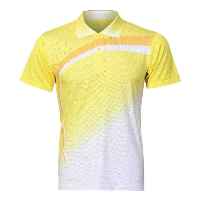 
High Quality Badminton Sport Wear Short Sleeves Training Wholesale Sports T Shirt For Men 